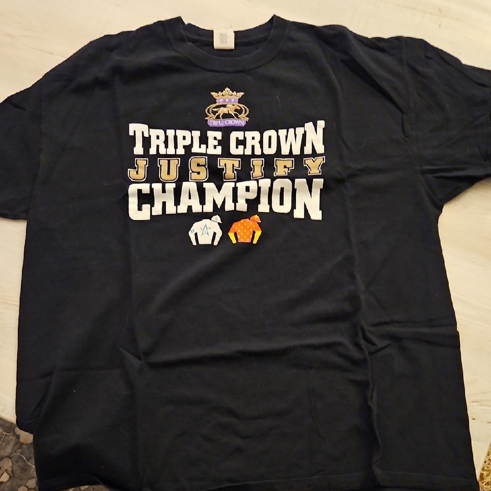 Black Triple Crown Champion T-Shirt